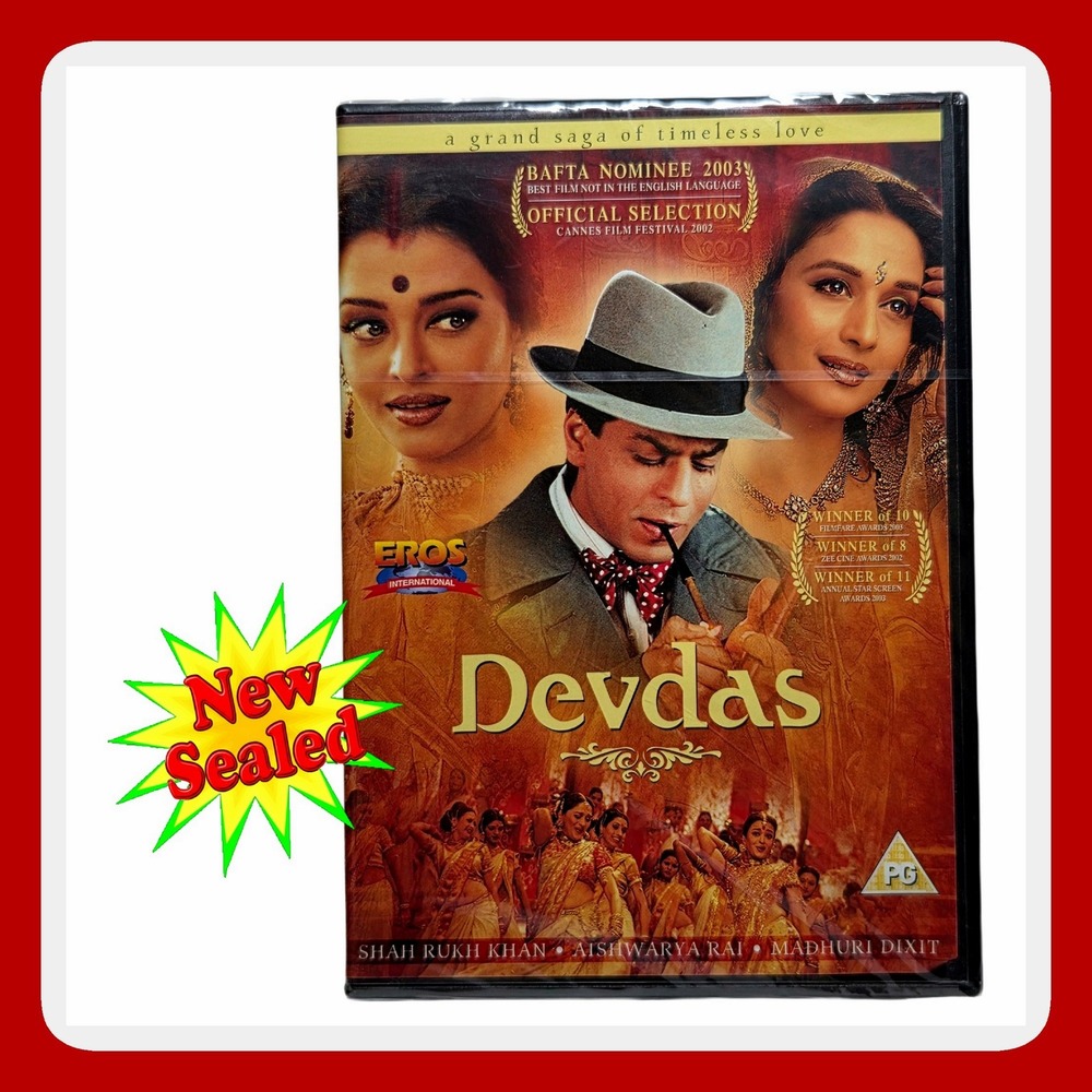 Eros International Devdas DVD Collector Edition Bollywood Hindi Movie 3 Disc New